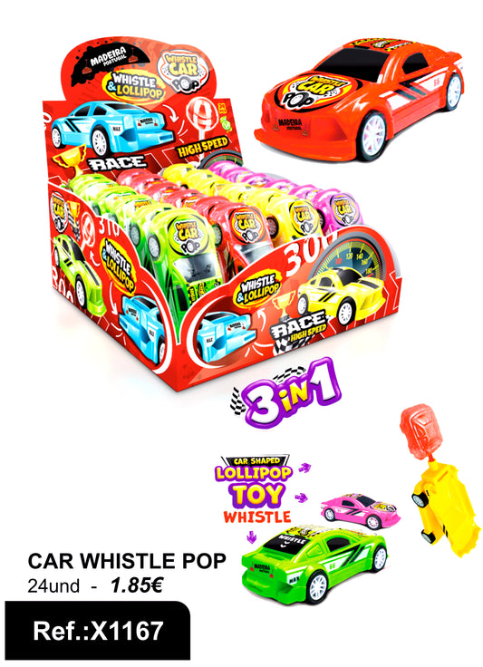 Brinquedo Car Whistle Pop Madeira