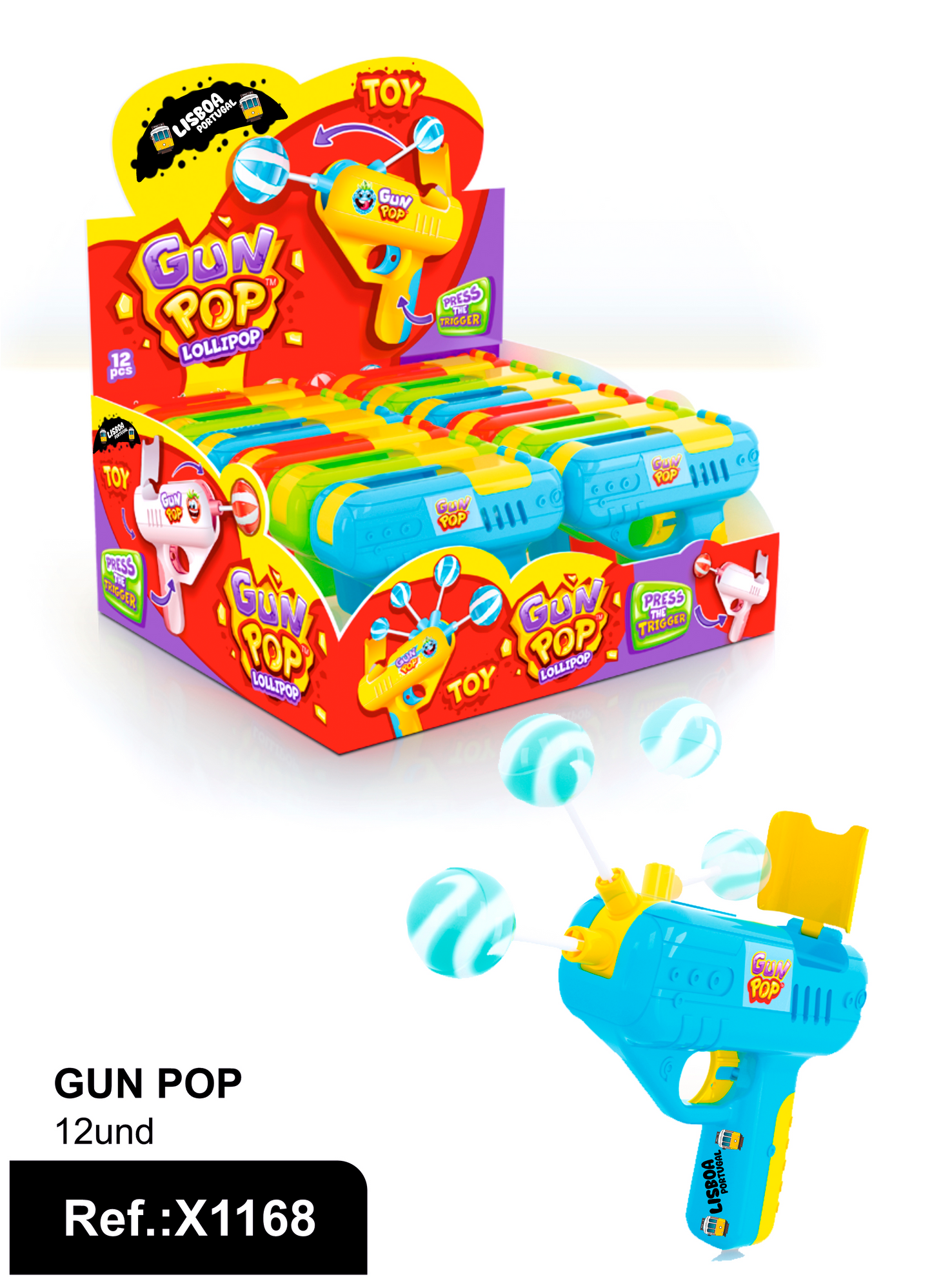 Brinquedo Gun Pop Lisboa
