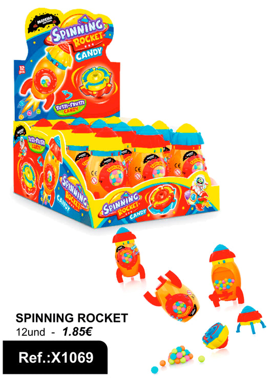 Brinquedo Spinning Rocket Madeira