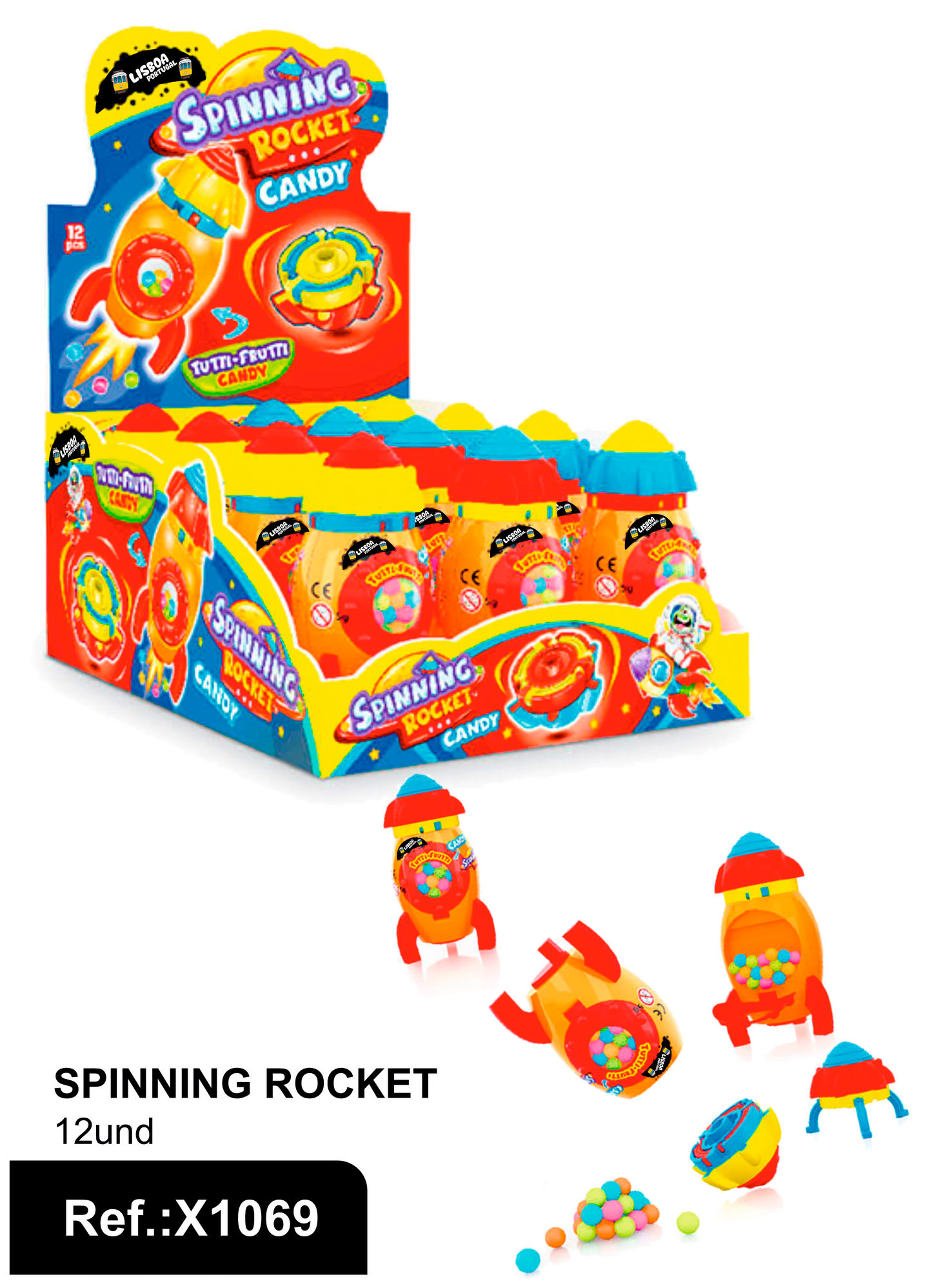 Brinquedo Spinning Rocket Lisboa