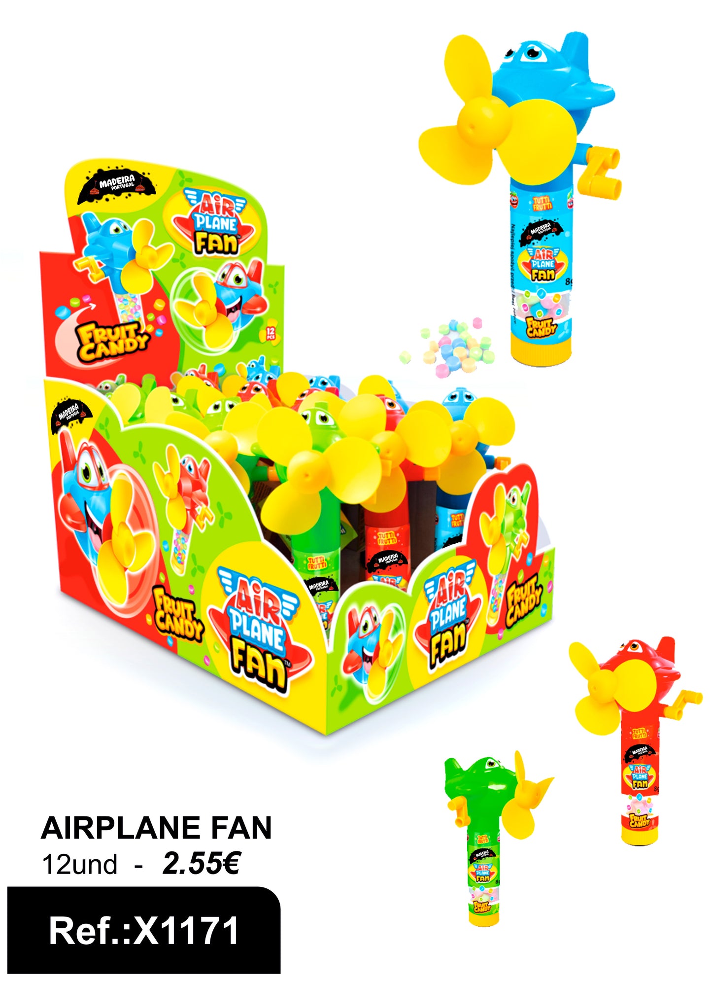 Brinquedo Airplane Fan Madeira