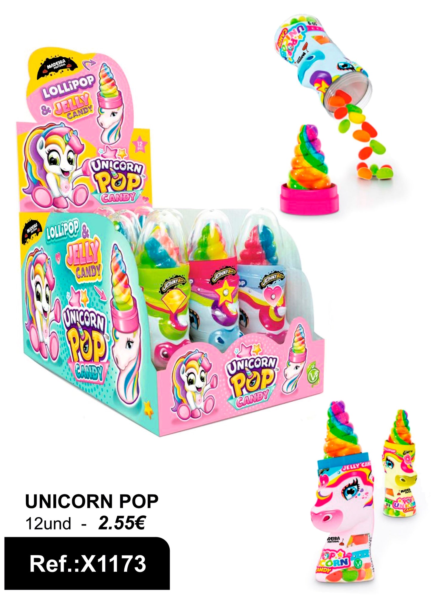 Brinquedo Unicorn Pop Madeira