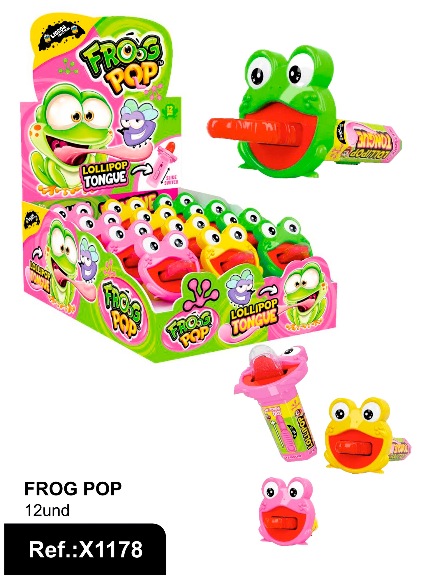Brinquedo Frog Pop Lisboa