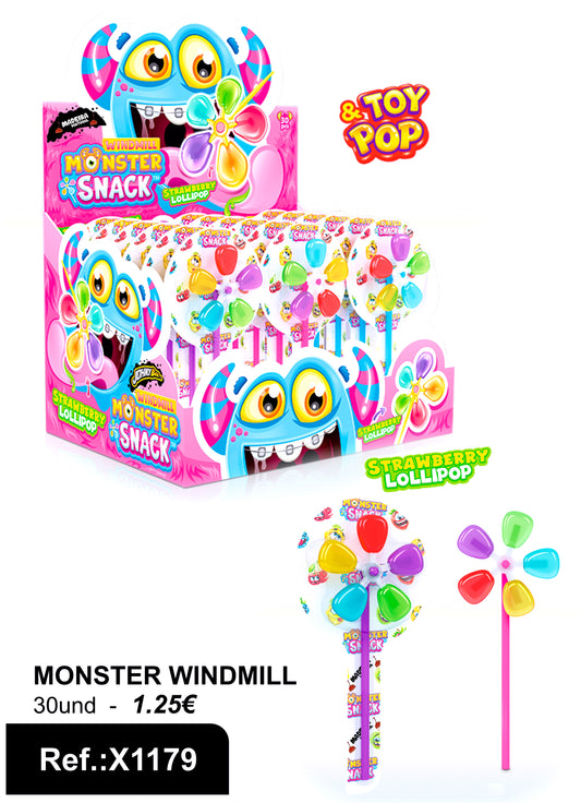 Brinquedo Monster Windmill Madeira