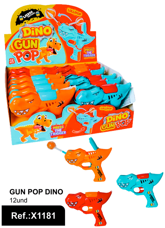 Brinquedo Gun Pop Dino Lisboa