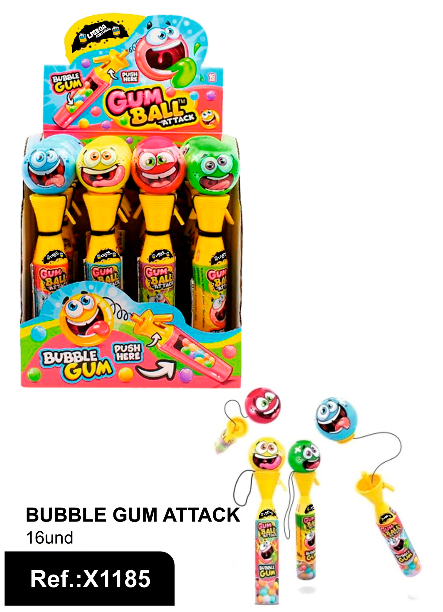 Brinquedo Bubble Gum Attack Lisboa