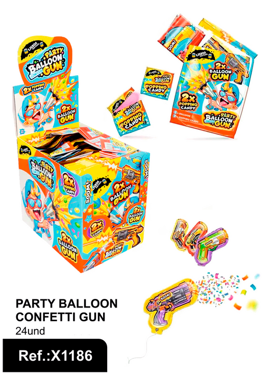 Brinquedo Party Baloon Confetti Gun Lisboa