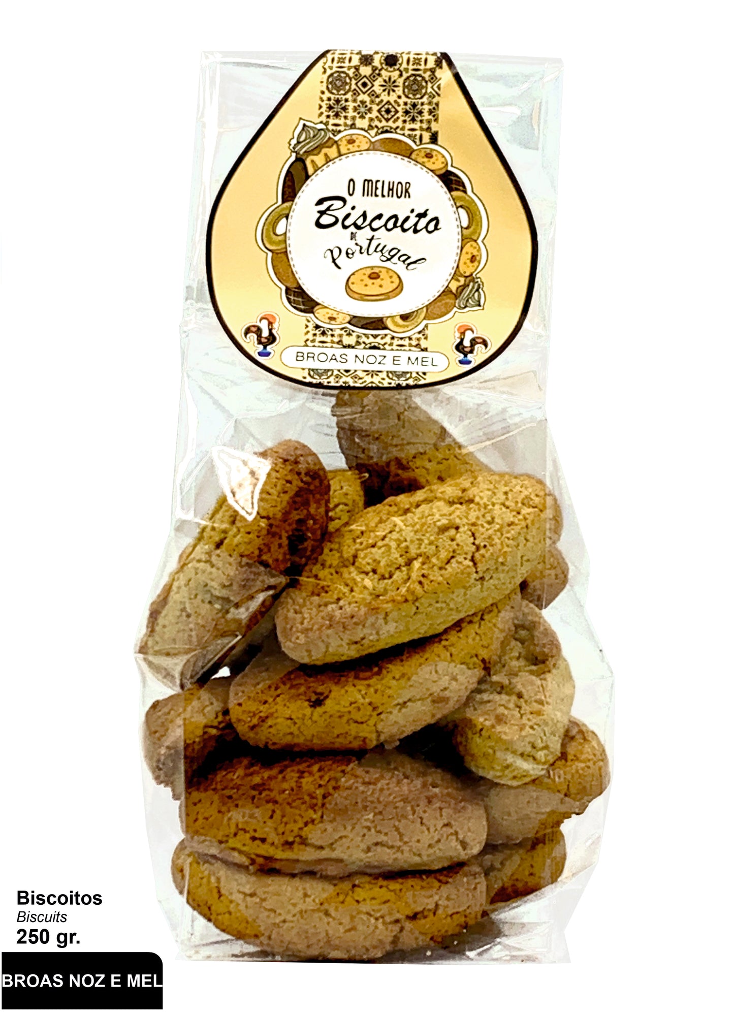 Biscoitos Broas de Noz e Mel