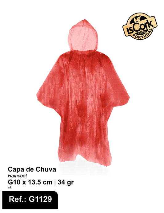 Capa de Chuva Vermelha