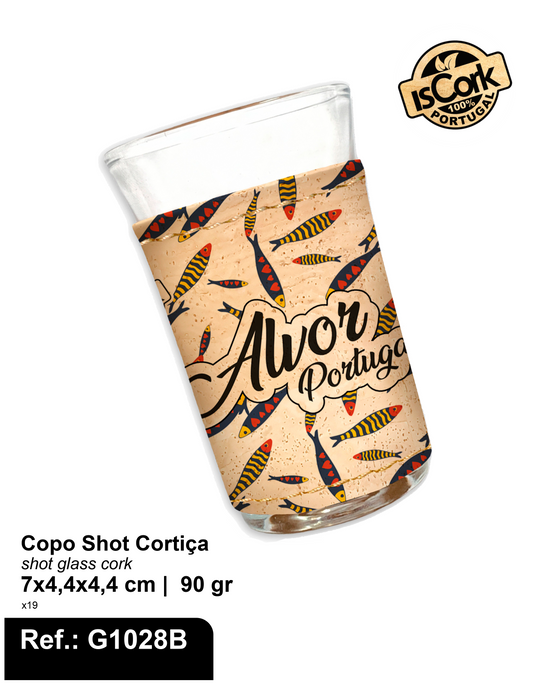 Copo Shot Cortiça Alvor G01