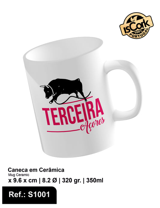 Caneca Cerâmica Terceira G1041