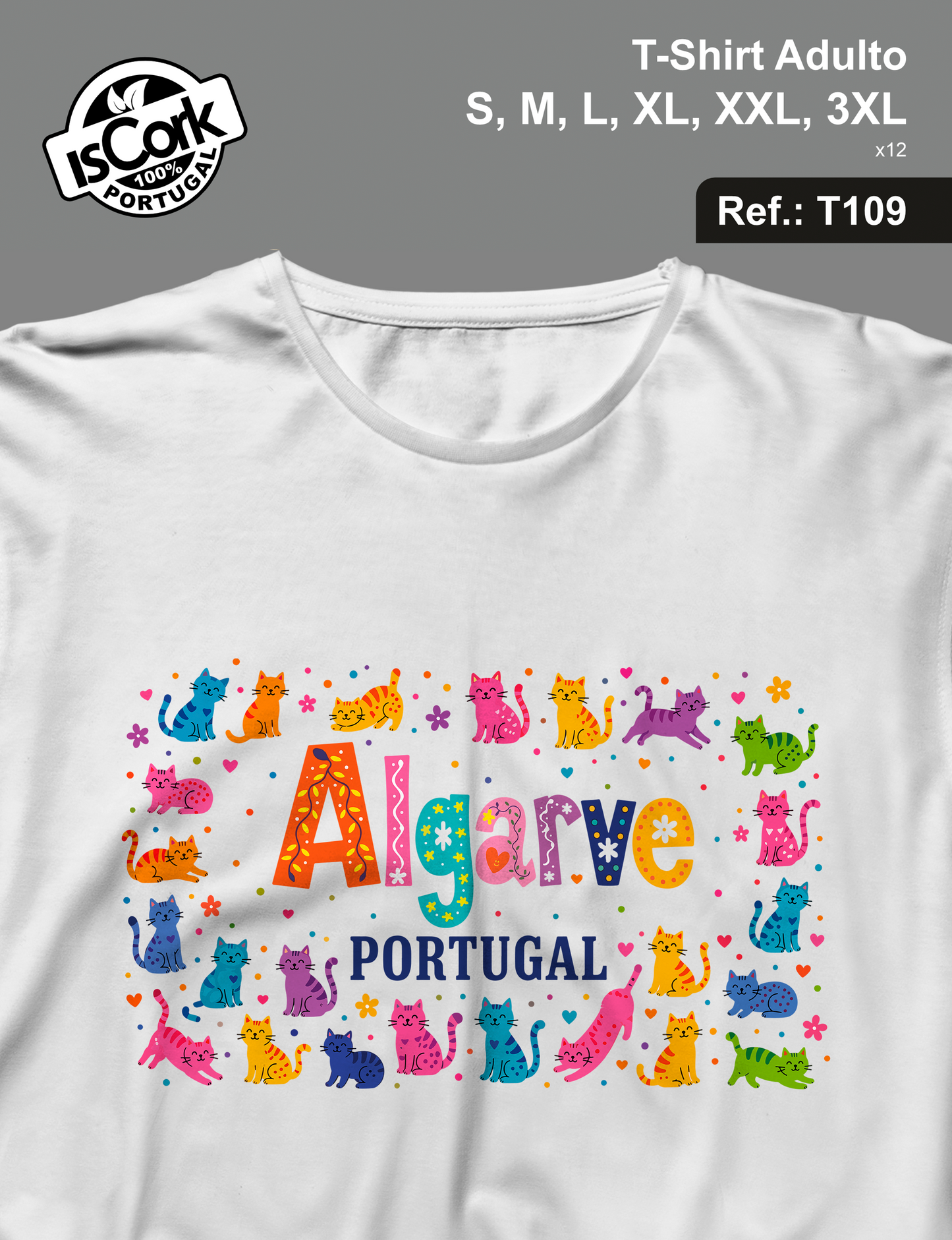 T-Shirt Adulto Algarve G1107