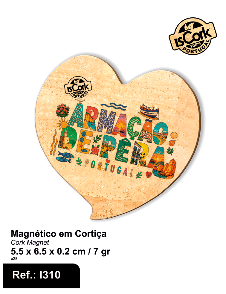 Magnético Coração Armação de Pêra G1110