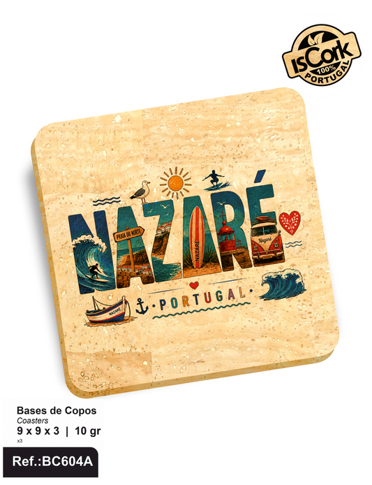 Base de Copos Quadrada Nazaré G1110