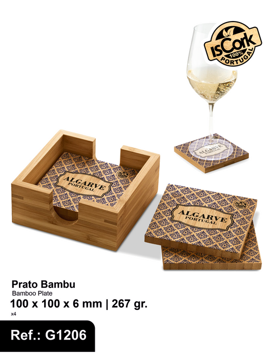 Base para Copo Bambú Algarve G11
