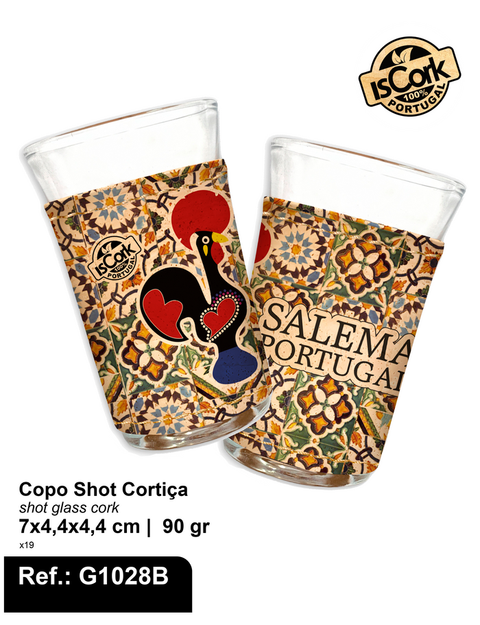Copos Shot Cortiça