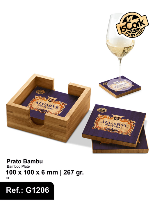 Base para Copo Bambú Algarve G321
