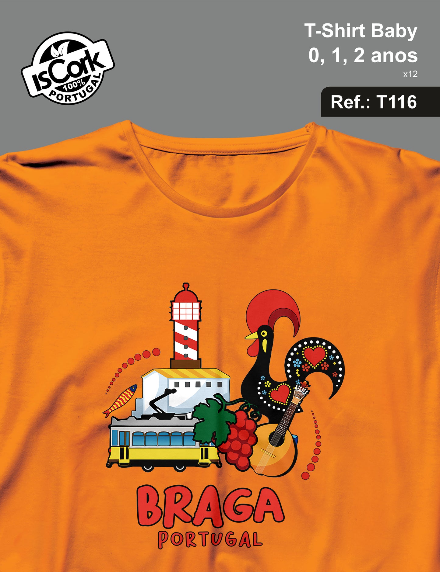 T-Shirt Baby Braga G333