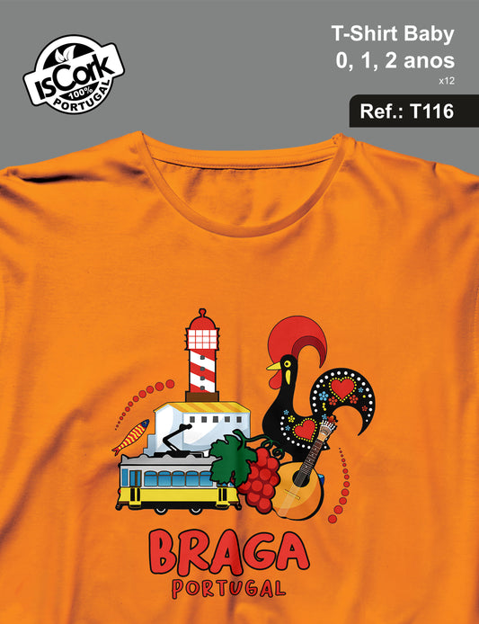 T-Shirt Baby Braga G333