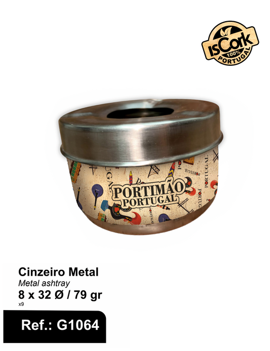 Cinzeiro Metal Portimão G366