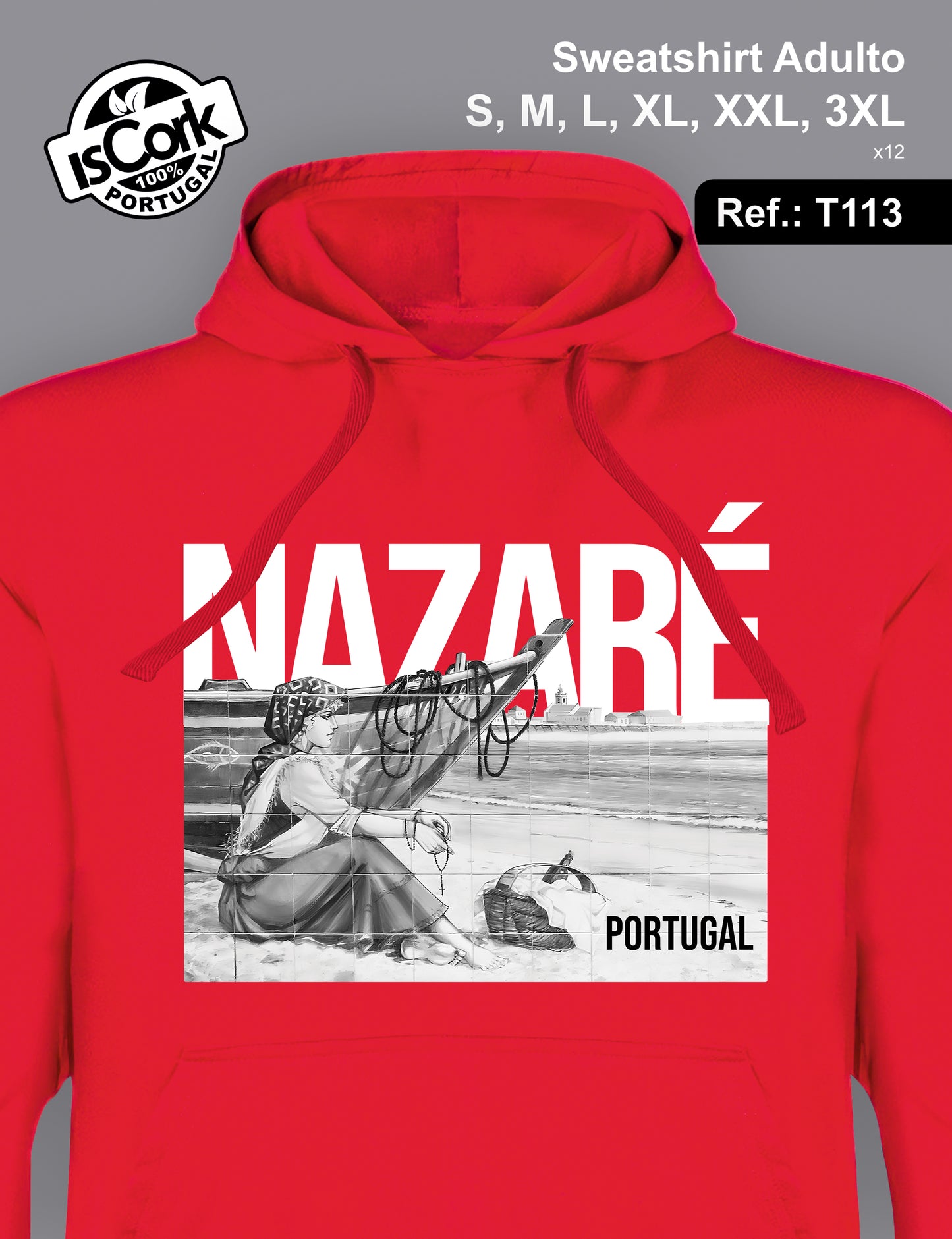 Sweatshirt Adulto Nazaré G449