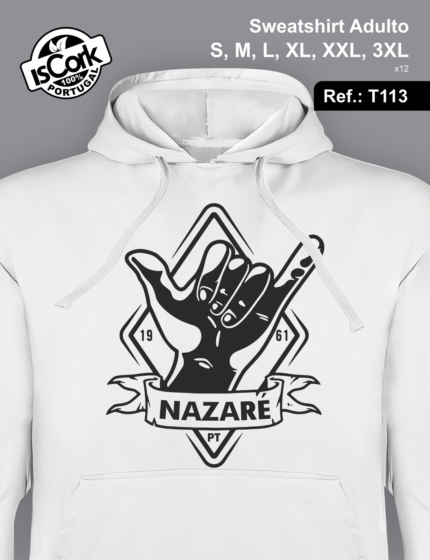 Sweatshirt Adulto Nazaré G502