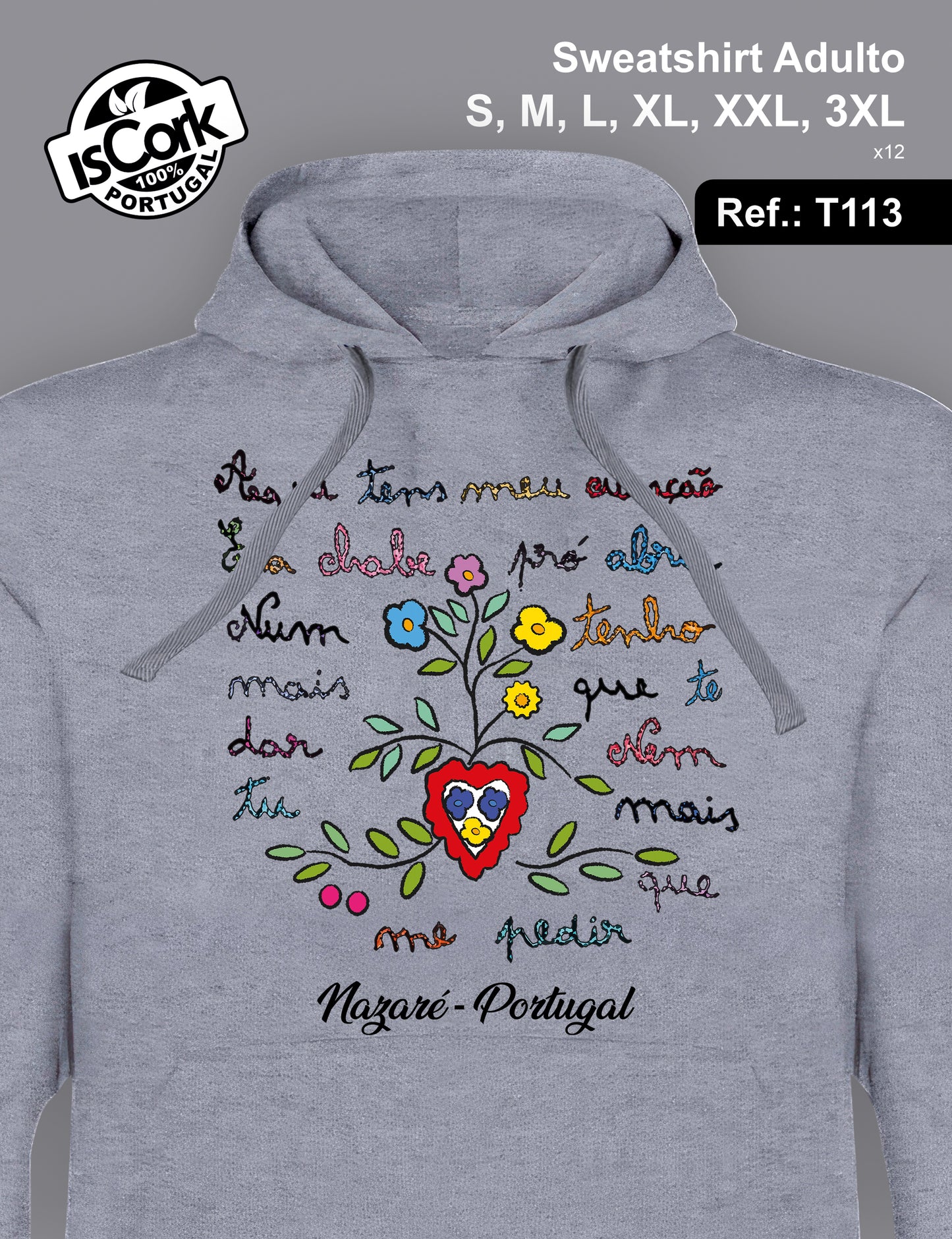 Sweatshirt Adulto Nazaré G66