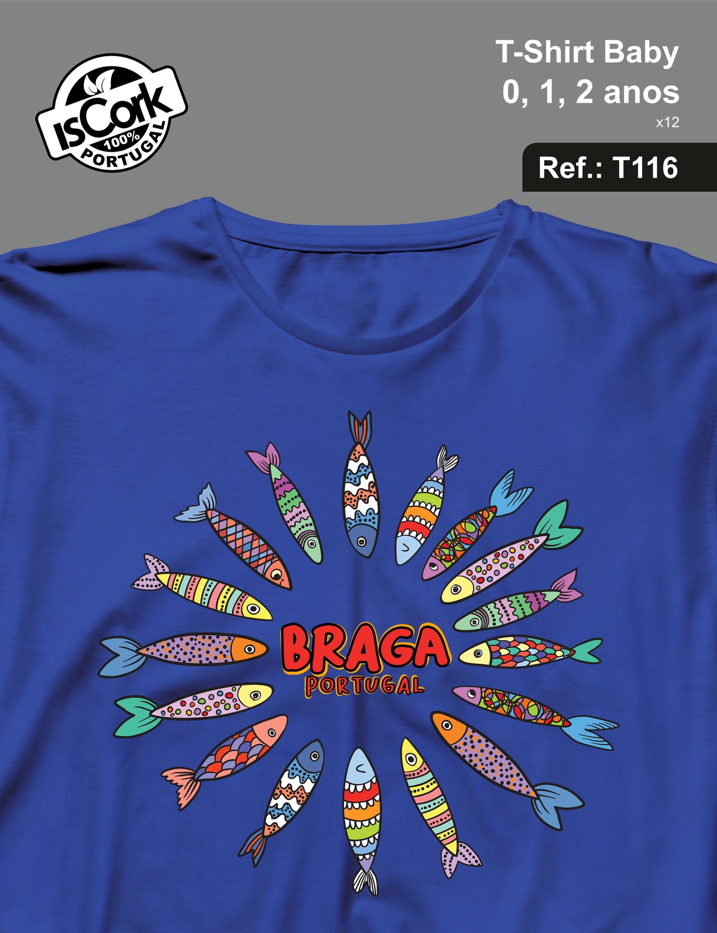 T-Shirt Baby Braga G778