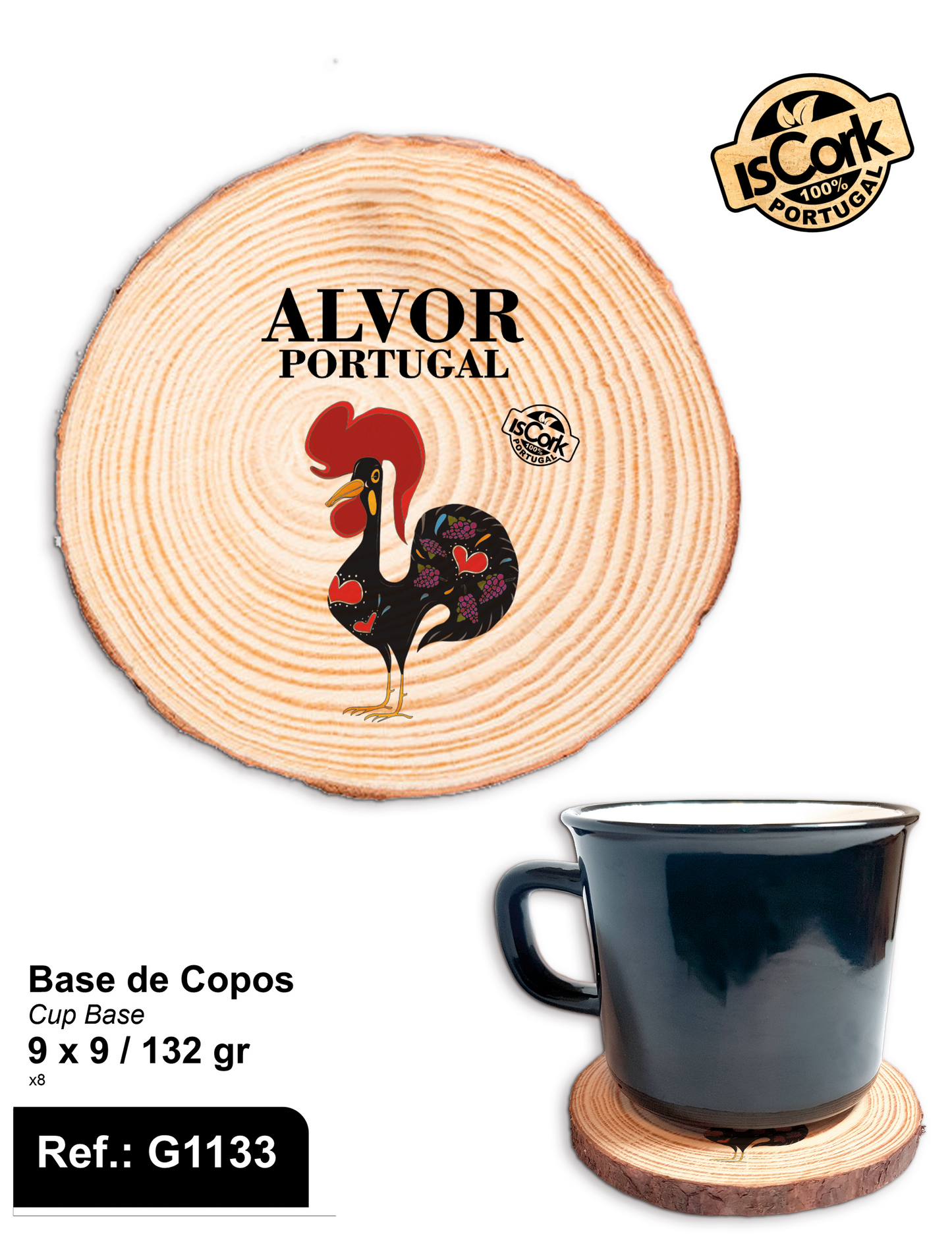 Base de Copos Alvor G838