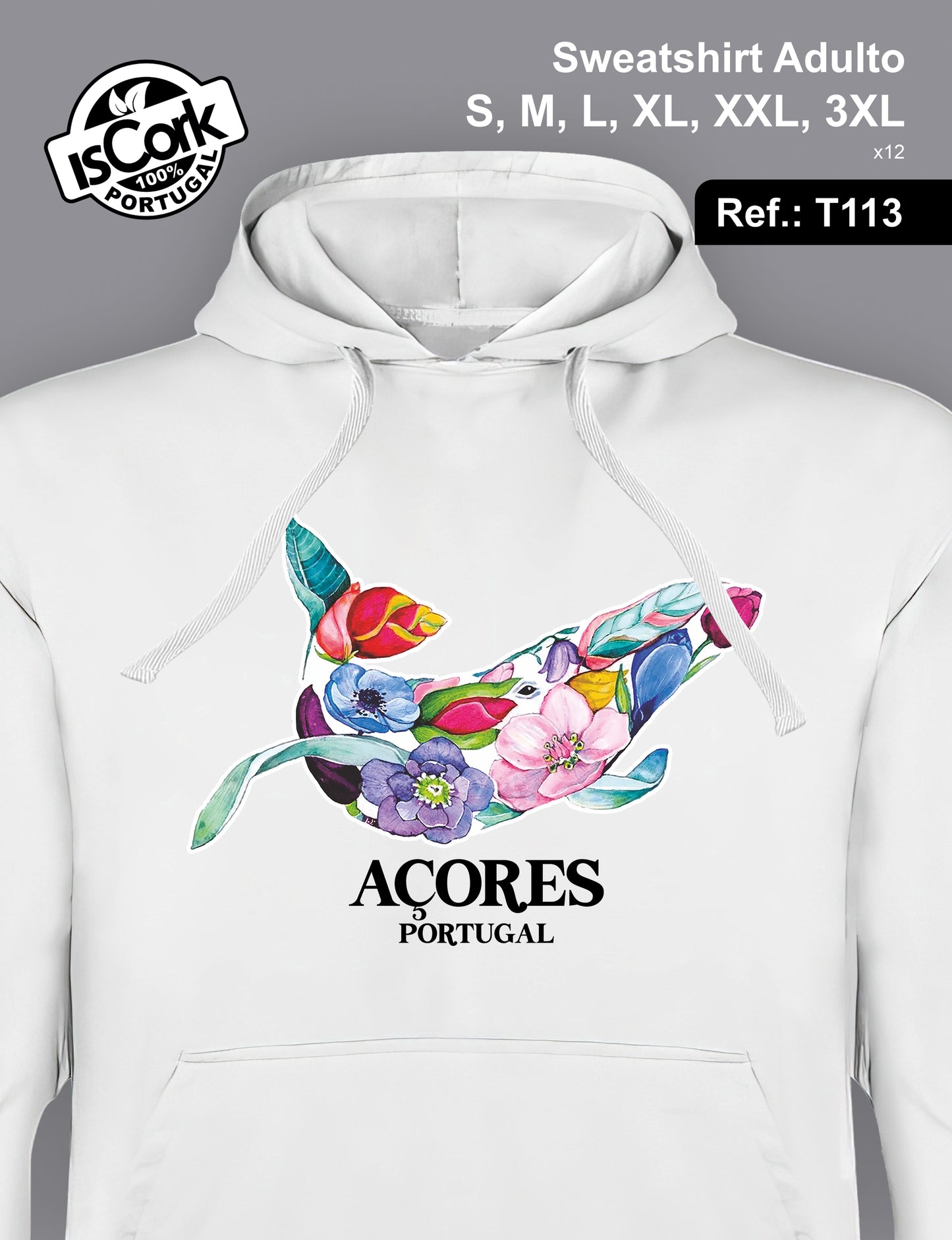 Sweatshirt Adulto Açores G913