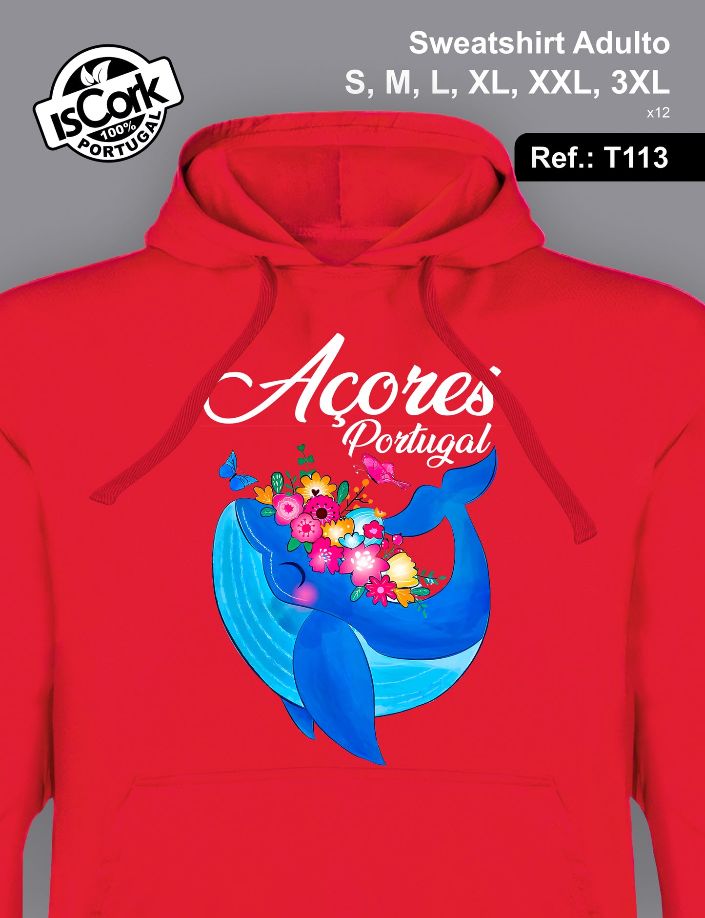 Sweatshirt Adulto Açores G919