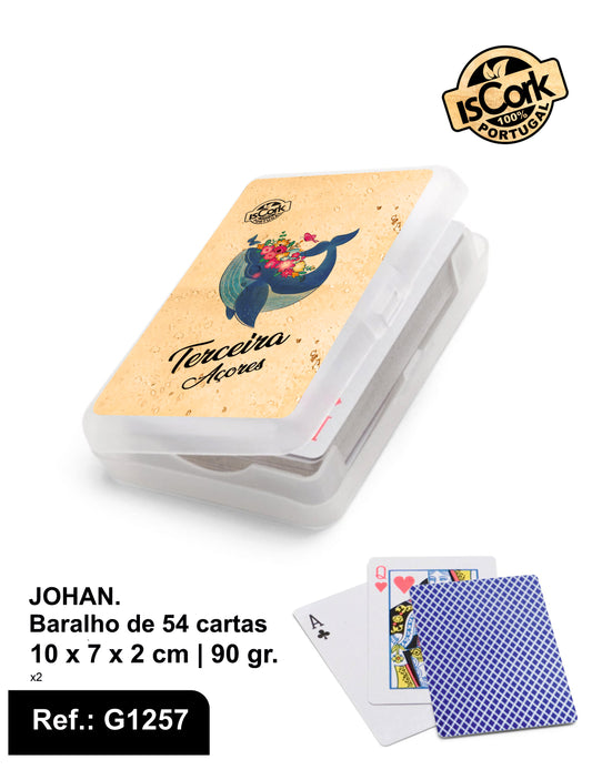 JOHAN. Baralho de 54 cartas Terceira G919