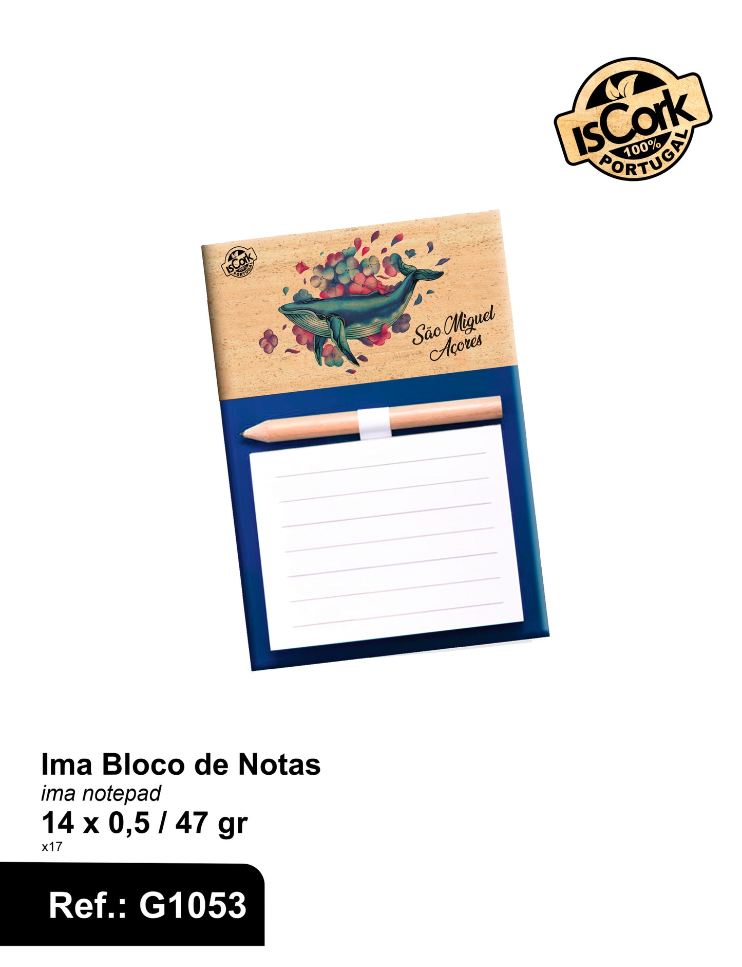 Iman Bloco de Notas São Miguel G950