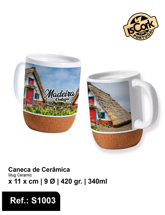 Caneca Cortiça Madeira I-01