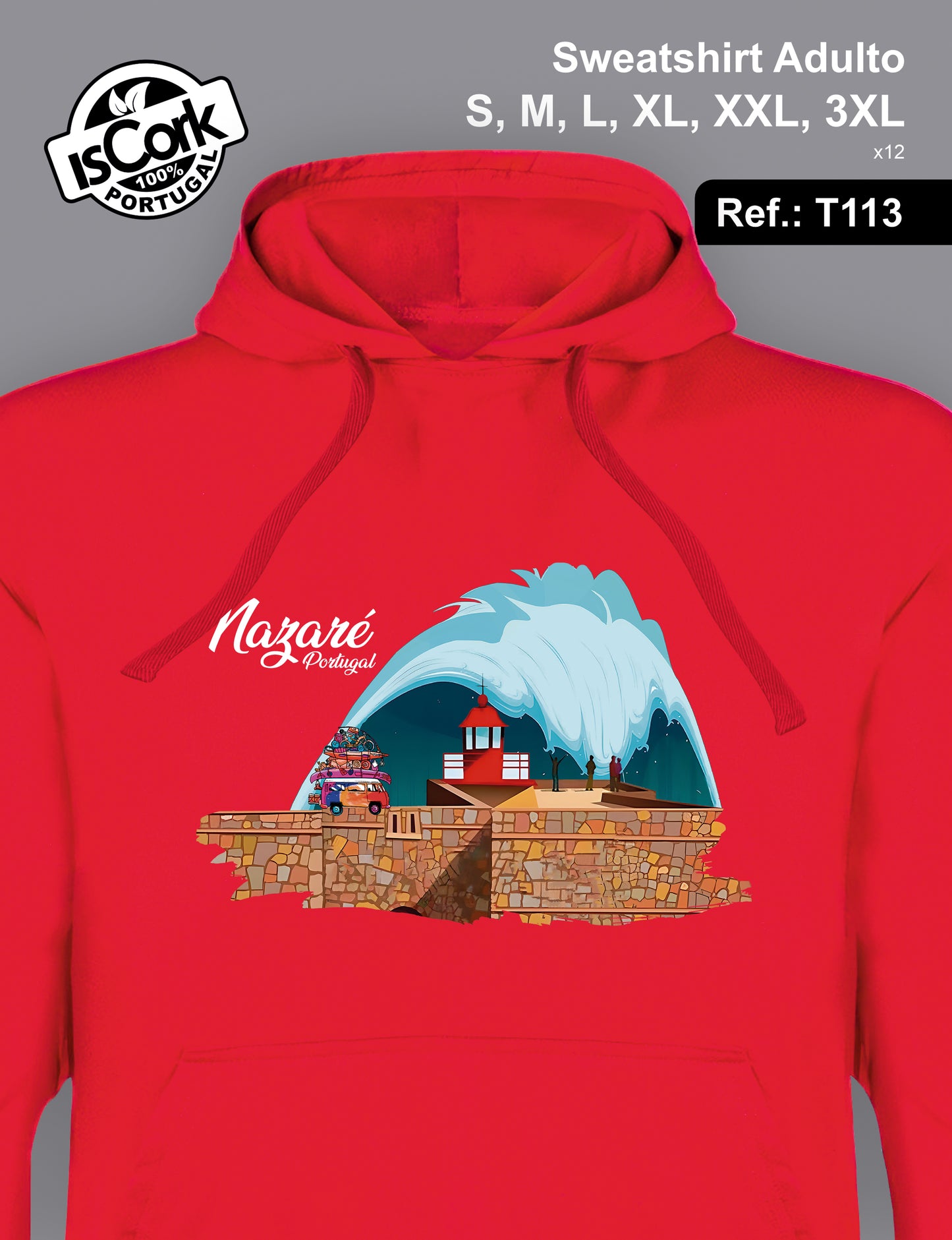 Sweatshirt Adulto Nazaré T01