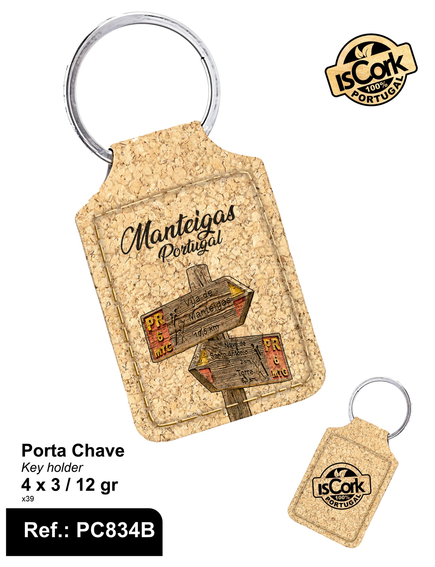 Porta Chaves Retangular Manteigas I-02