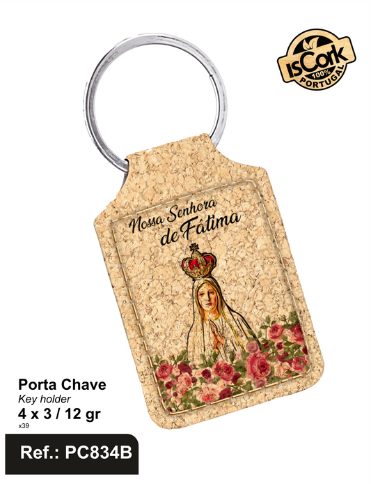 Porta Chaves Retangular Fátima I-04