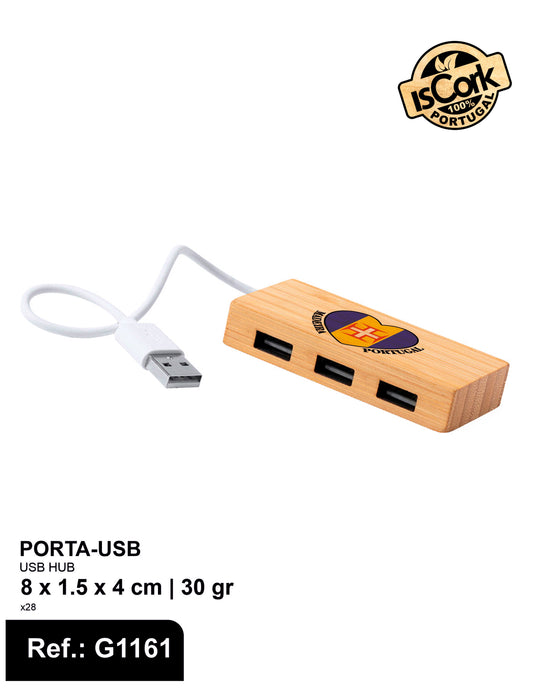 Porta USB Madeira I-04