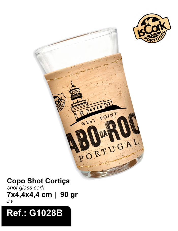 Copos Shot Cortiça