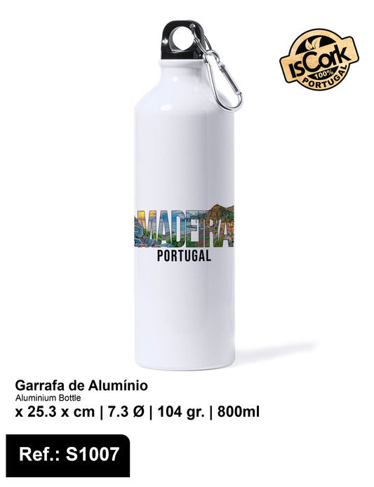 Garrafa Alumínio Madeira I-139