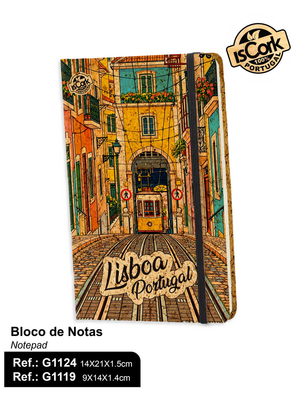 Lisbon Cork Notebook I-173