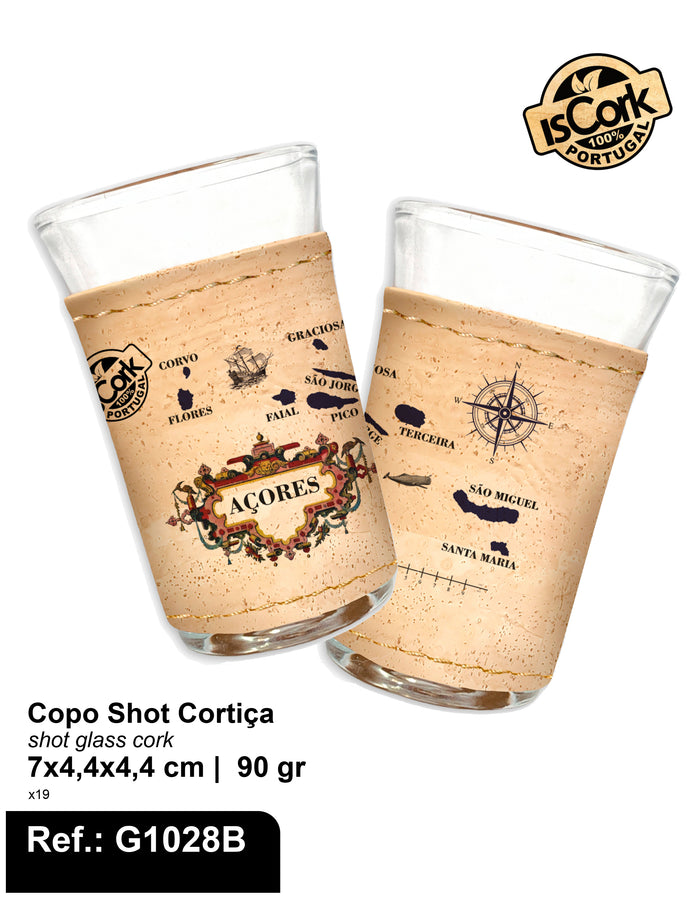 Copos Shot Cortiça