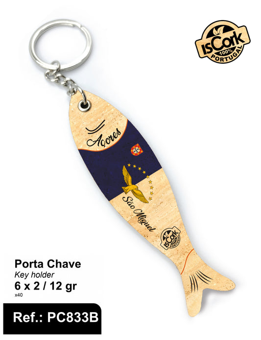 Porta Chave Sardinha São Miguel I-203