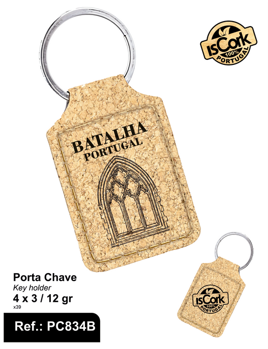 Lisbon Rectangular Keyring I-41