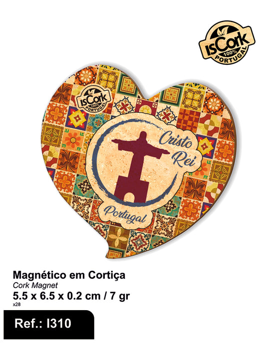 Magnético Coração Cristo Rei I-29 + G361