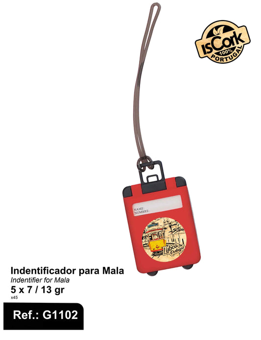 Identificador para mala Lisboa I-34