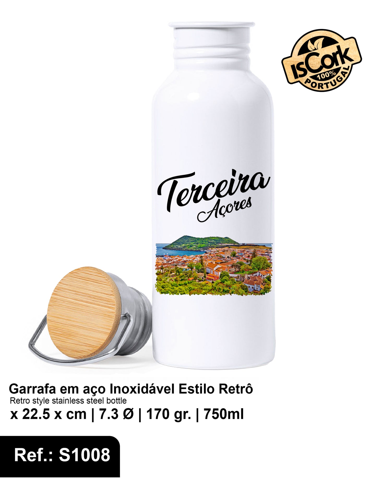 Garrafa Estilo Retrô Terceira I-38