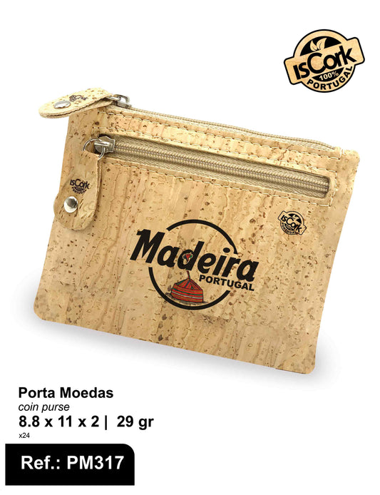 Porta Moedas Madeira I-602