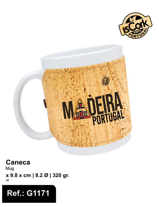 Caneca Cortiça Madeira I-610