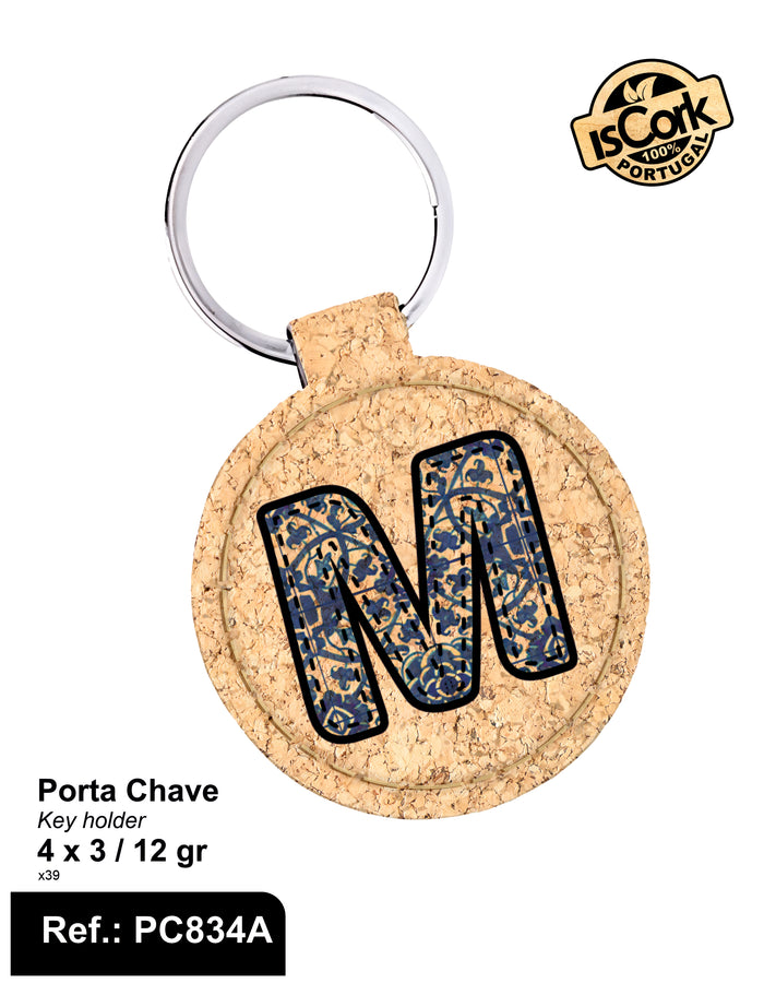 Porta Chaves Redondo Letras